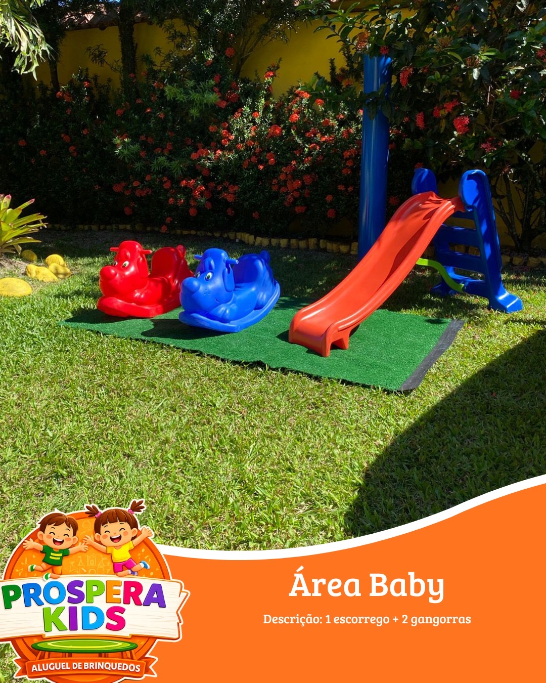 Área baby da Próspera Kids disponível para aluguel